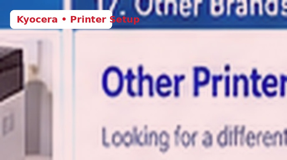 Printer setup